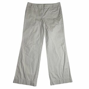 J.Crew‎ "Broken-In" Chino Wide Leg Light Khaki Pants Women’s Sz 10R
